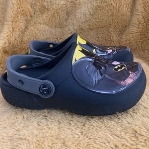 CROCS Batman Slingback Round Toe Comfort Clog Boy’s Size 13C